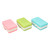 3pcs Medicine Box Portable Medicine Box 6 Compartment Storage Medicine Box for Traveling