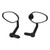 1 Pair Bike Rearview Mirrors 360 Degree Rotation Cycling Bar End Handlebar Mirror for Mountain Road Bikes Left Right