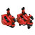 HB-100 Bike Aluminium Alloy Hydraulic Disc Brake Set Front Rear for Mountain Road Bicyclered