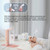 Portable Handheld Fan with 3 Foldable Blade, Rechargeable USB Small Pocket Fan 2 Speeds for Indoors Outdoors Travel