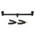 Fishing Rod Holder Bracket Black European Aluminum Alloy Fishing Rod Nut Crossbar Bracket Fishing Accessories2 Heads 25cm Bracket 2 X Bracket Head