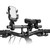 Bike Handlebar Extender Double Clamp Aluminum Alloy Handlebar Extender Adjustable Handlebar Extension Rack for Carry Suitcases