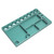 RC Screwdriver Tool Storage Rack Prevent Slip Aluminum Alloy Magnetic RC Socket Screws Tray Organizer Tool Holder for 1/8 1/10 1/12 RC Car Green