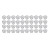 40Pcs 12 Sided Dice Set Polyhedral Dice for Family Party Board Game Pub Club Game White