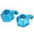RC Steering Cups Aluminum Alloy High Strength RC Car Metal Upgrade Parts Accessories for 1/16 Remote Control CarBlue