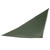 Triangle Sun Shade UltravioletProof Breathable Waterproof Shade Sails for Terraces Swimming Pools Courtyards Carports(Military Green )