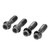 4Pcs Bike Brake Lever Fixed Screws M6x18mm Titanium Alloy Light Weight Bike Screws Mountain Bike Accessories Black