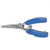 Fishing Pliers Multifunctional Stainless Steel Fishing Scissors with 2 Blades Braid Line Cutters Hook RemoverBlue