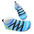 Men Water Shoes Prevent Slip Thickened Quick Dry Swim Beach Shoes for Diving Surfing Kayaking Blue 42‑43