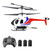 Remote Control Helicopter 480P Camera 2.4GHz Remote Control Drone Gyroscope Stabilization One-key Take-off Landing Toy Gift for Boys Girls Adults 3 Battery