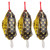 3PCS Sequin Soft Silicone Lure Artificial Simulation Lifelike Bait Fishing Tackle 5.5cm/13g3#