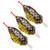 3PCS Sequin Soft Silicone Lure Artificial Simulation Lifelike Bait Fishing Tackle 5.5cm/13g3#