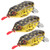 3PCS Sequin Soft Silicone Lure Artificial Simulation Lifelike Bait Fishing Tackle 5.5cm/13g3#