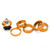 Bike Headset Front Fork Top Cap and Star Nut with Aluminum Screw Set for Fixed Cog 5410T SetGold