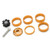 Bike Headset Front Fork Top Cap and Star Nut with Aluminum Screw Set for Fixed Cog 5410T SetGold