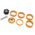 Bike Headset Front Fork Top Cap and Star Nut with Aluminum Screw Set for Fixed Cog 5410T SetGold