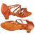 Soft Comfortable Latin Shoes Fashion Dance Shoe for Children Girl Brown 28