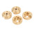 4pcs RC Brass Wheel Weights Front Rear Axle Wheel Hub Counterweight Upgraded Parts for FMS FCX24 1/24 RC Car Golden