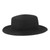 Men Women Straw Hat Travel Beach Sun Block Hat Summer Wide Brim Straw Hat UPF 50+ Black