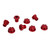 17mm RC Wheel Hubs Hex Kit Aluminium Alloy RC Wheel Hubs Adapter for TRAXXAS 1/10 Upgrade Red
