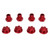 17mm RC Wheel Hubs Hex Kit Aluminium Alloy RC Wheel Hubs Adapter for TRAXXAS 1/10 Upgrade Red