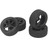 4 Pcs RC Car Tires Rubber Plastic Universal RC Car Wheel for Tamiya TT01 TT02 XV01 XV02 1/10 Remote Control Vehicle Black