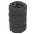 4 Pcs RC Car Tires Rubber Plastic Universal RC Car Wheel for Tamiya TT01 TT02 XV01 XV02 1/10 Remote Control Vehicle Black