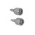 2 Pcs Drone Remote Controller Sticks Copper Comfortable Touch Anti Slip Remote Control Thumb Rocker Joystick for RC PRO Silver