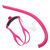 Swimming Front Mounted Snorkel with Silicone Mouthpiece Swim Training Breath GearRed
