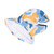 Kids Winter Face Cover Windproof Thermal Neck Gaiter Head Cover for Boys Girls Breathable Face Warmer for Outdoor Ski Blue Yellow White