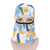 Kids Winter Face Cover Windproof Thermal Neck Gaiter Head Cover for Boys Girls Breathable Face Warmer for Outdoor Ski Blue Yellow White