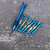 7pcs RC Car Metal Servo Pull Rod with Screwdriver fit for WLtoys 144001 1/14 RC CarBlue