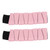 1 Pair Resin Weight Bearing Bracelet Adjustable Wrist Ankle Weights Belt for Fitness Sports Pink
