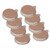 4Pair 10in Electric Scooter Disc Brake Universal Brake Pad Accessory Copper Based Metal