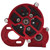 Durable Center Transmission Gearbox Steel Metal Gear for Axial SCX10 1/10 RC CarRed
