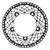BOLANY Bicycle Chainring Aluminum Alloy Folding Bike Chainring Plate for 130 BCD 53TAnode Black