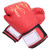 1Pair Universal Adult Boxing Glove PU Leather Sandbag Sanda Muay Thai Training AccessoryRed