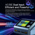 SkyRC D200neo Smart Charger, Multi-functional Dual Ports Smart Charger Support AC/DC Input for LiPo, LiHV, LiFe, Li-ion, NiMH, NiCd Pb Battery Remote Control Aircraft EU Plug