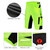 Men 2 in 1 Cycle Shorts Breathable Quick-Drying MTB Mountain Bike Baggy Shorts with 3D Padding