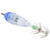 Fishing LED Lure Light Squid Shape Blue Light Color Bait Underwater Lure Lamp with Hook