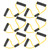 6pcs Figure 8 Pull Rope Fitness Yoga Training Strap Belt TPE Home Gym Resistance BandsYellow