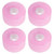PUENTE 4pcs 70x42mm Skateboard Wheels 80A Longboard Cruiser Wheels Replacement PartsPink