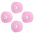 PUENTE 4pcs 70x42mm Skateboard Wheels 80A Longboard Cruiser Wheels Replacement PartsPink
