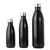 New Portable Stainless Steel Vacuum Insulation Cup Outdoor Sports Water Bottle 350ML Black