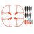 Increased Tripod Propeller Guard Protection RC Drone Accessories for FIMI X8 MINIOrange