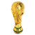Gold Cup Replica Trophy 2022 World Soccer Award Trophy for Family Decoration Football Fan Gift 13cm Solid