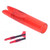 50Pcs Portable Plastic Bow Arrow Nock Insert Tail Archery Accessory for 6mm Shaftmentred