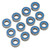 12pcs Rubber Sealed Bearing Kit for Stadium Blitzer RC Car Wheel Hub Sealed Bearing