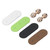 4Pcs Tennis Racket Vibration Dampener Soft Silicon Tennis Racquet Shock Absorbers with 4Pcs Buckle