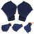 Adults Children Diving Swimming Webbed Gloves Training Equipment Supplies for Man WomanDark Blue